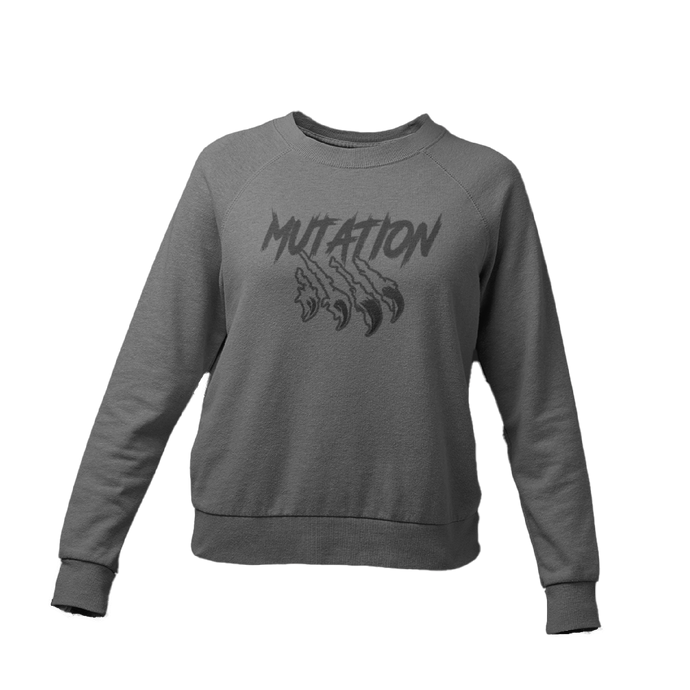 Crewneck charcoal Femme Logo Mutation Noir